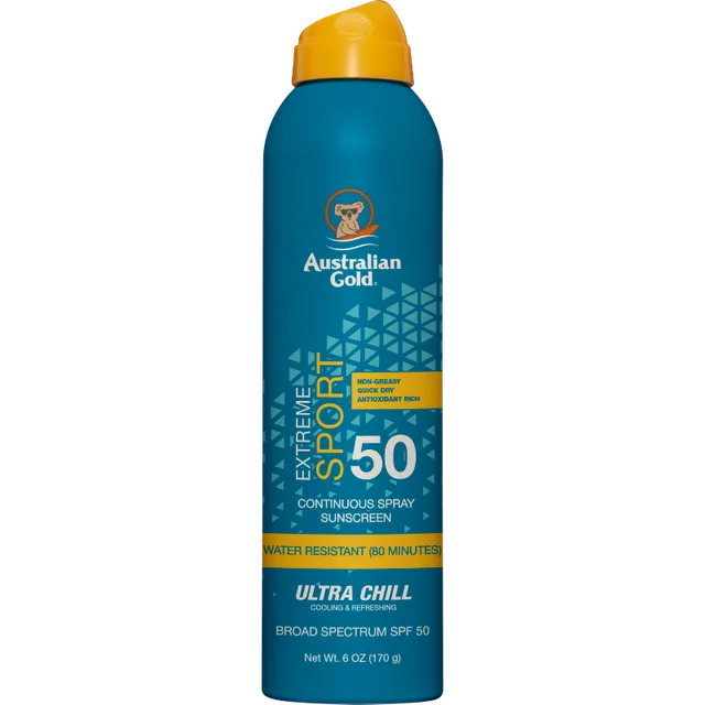 Australian Gold Cont Spra Activ Chill SPF50